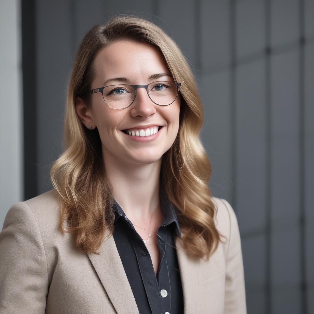 Emma Davis, COO of FutureScale, discussing business scaling success